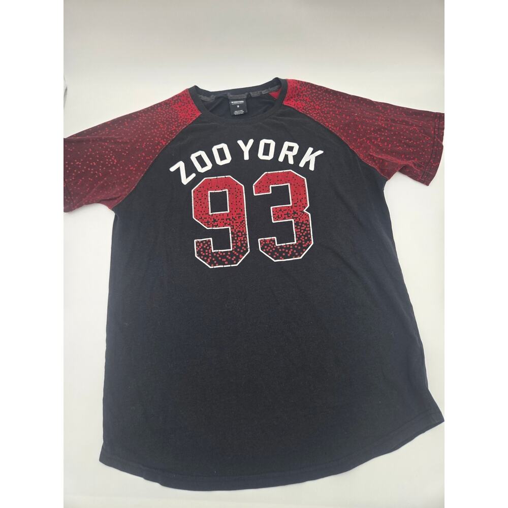 Zoo York 93 Graphic T Shirt Mens Medium Black Red Streetwear